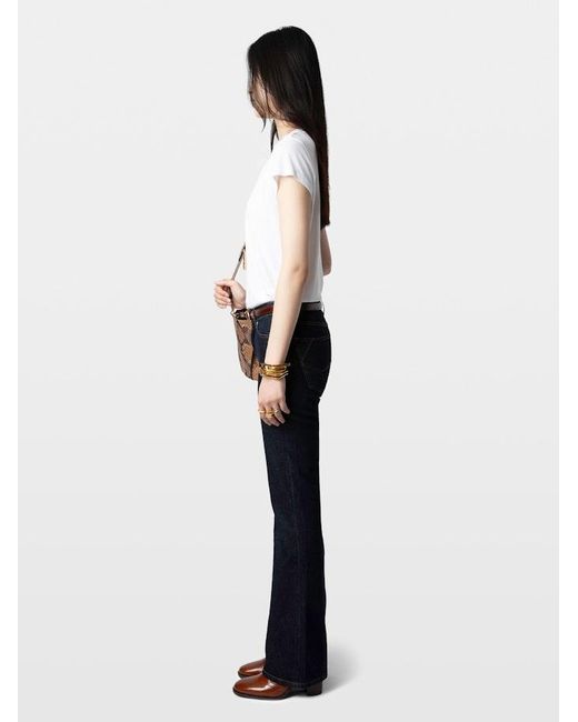 Zadig & Voltaire White Jean Eclipse