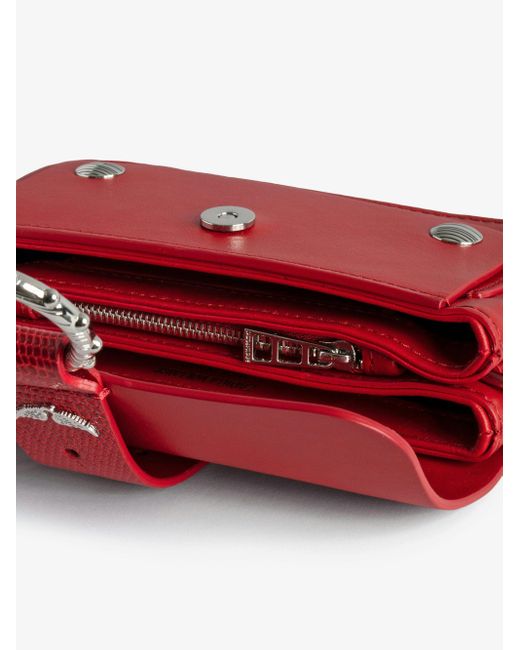 Zadig & Voltaire Red Kate Wallet Bag
