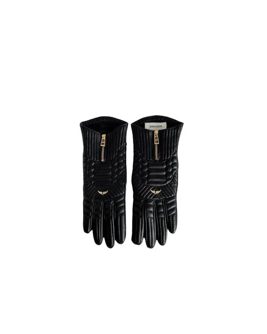 Zadig & Voltaire Black Out Of Hands Gloves