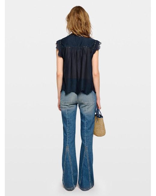 Zadig & Voltaire Blue Tika Top