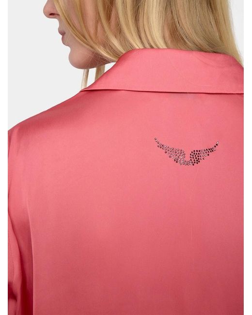 Zadig & Voltaire Pink Thely Shirt