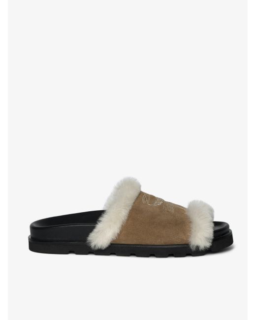 Mules teddy bare shearling Zadig & Voltaire en coloris White