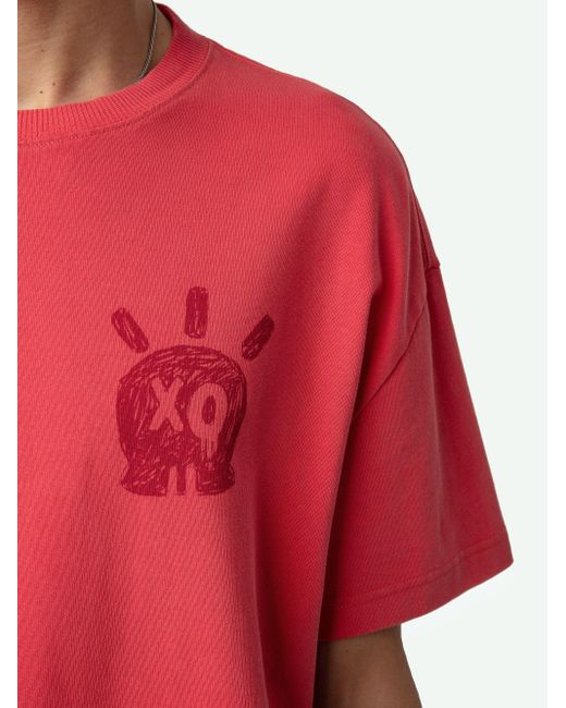 T-shirt teddy skull Zadig & Voltaire pour homme en coloris Red