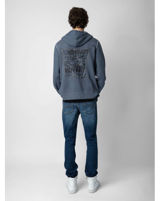 Zadig & Voltaire Sweatshirt Alex in Blue für Herren
