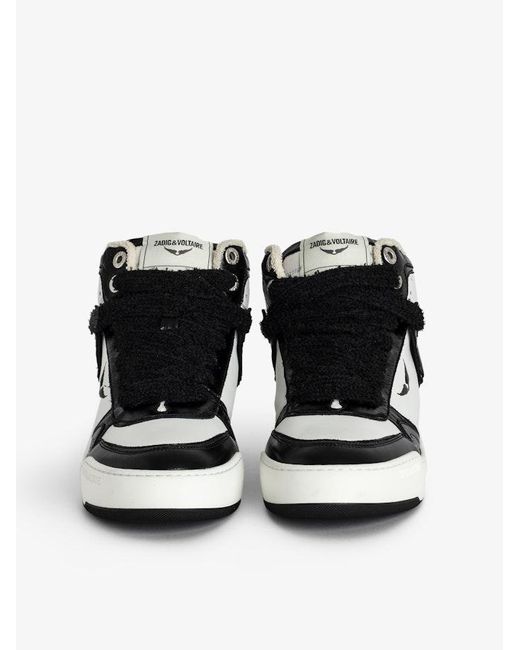 Zadig & Voltaire White Wings High-Top Sneakers