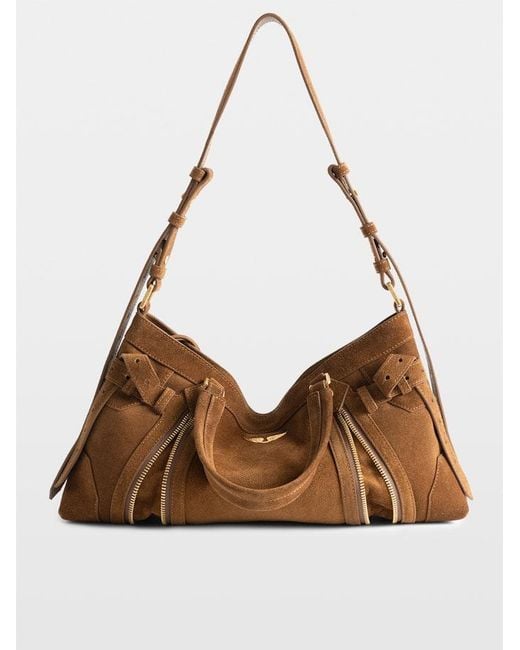 Zadig & Voltaire Brown Madison Small Bag