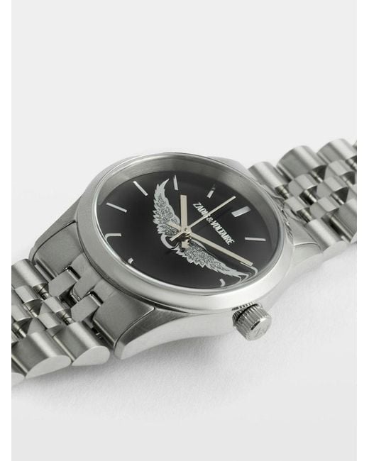 Zadig & Voltaire Gray Zadig Small Watch