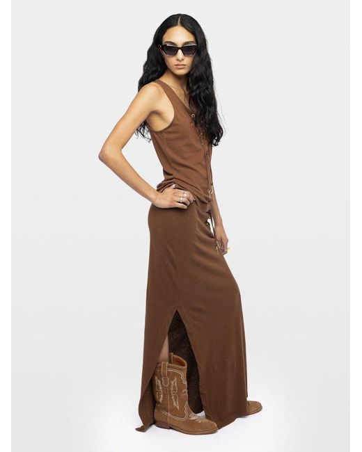 Zadig & Voltaire Brown Skirt Juno