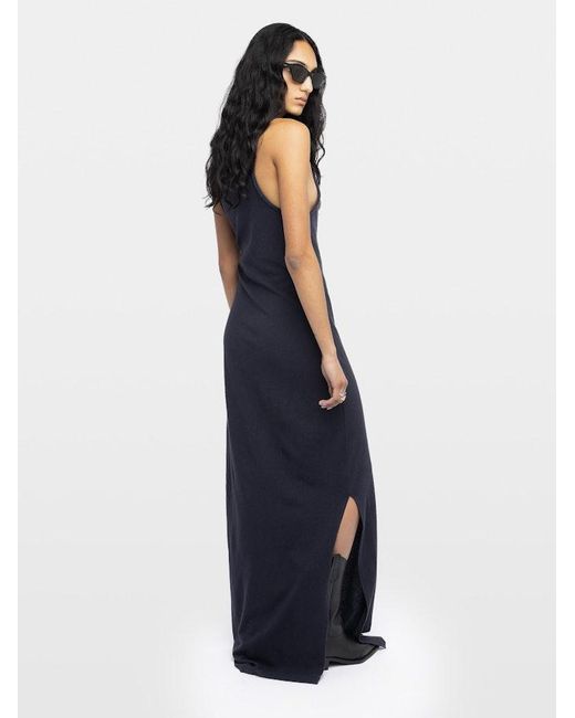 Zadig & Voltaire Blue Dress Tiffania