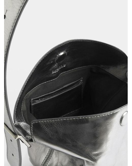 Zadig & Voltaire White Baby Jane Vintage Metal Bag