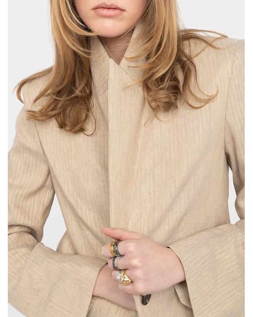 Zadig & Voltaire Natural Blazer Vavy
