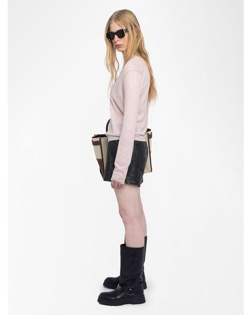 Zadig & Voltaire Multicolor Rivy Jumper 100% Cashmere