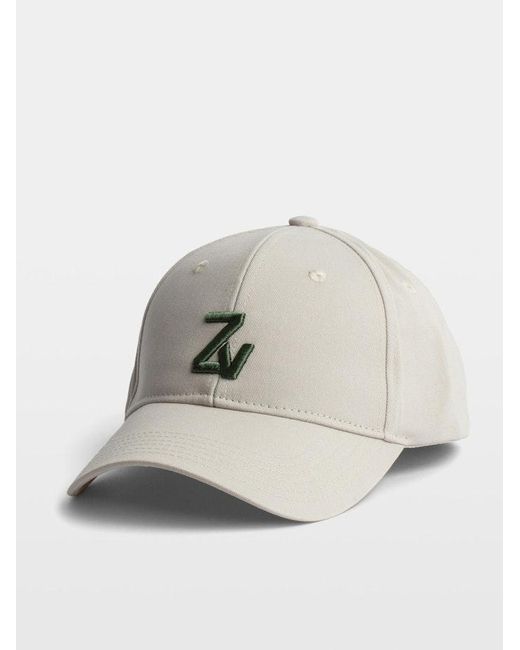 Zadig & Voltaire Gray Klelia Zv Initiale Cap
