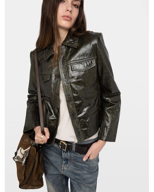 Zadig & Voltaire Multicolor Liam Leather Jacket
