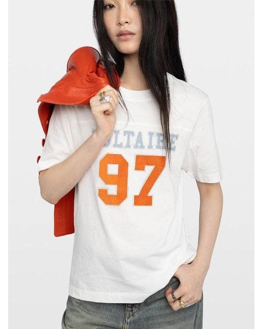 Zadig & Voltaire White T-Shirt Boo