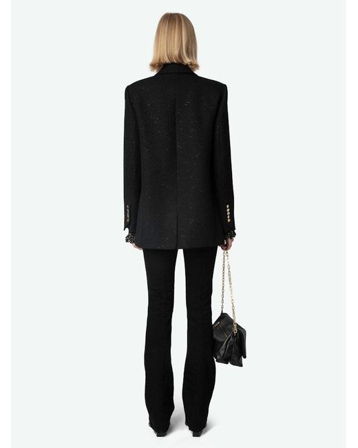 Zadig & Voltaire Black Blazer Vicka