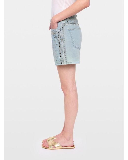 Zadig & Voltaire Blue Sadys Shorts