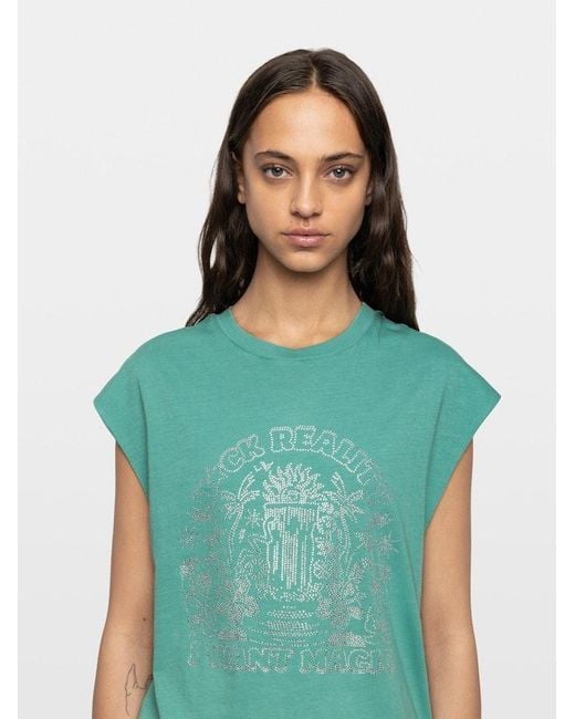 Zadig & Voltaire Blue Cloe Tank Top