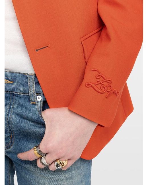 Zadig & Voltaire Orange Vanille Blazer
