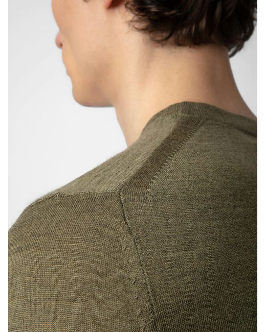 Pull kennedy 100% laine merinos Zadig & Voltaire pour homme en coloris Green