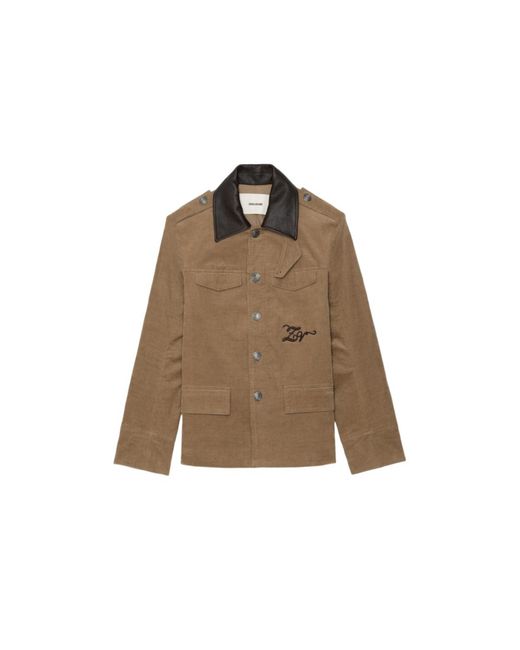 Zadig & Voltaire Brown Veram Jacket