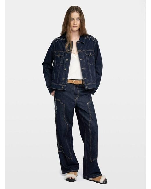 Zadig & Voltaire Blue Bases Denim Jacket