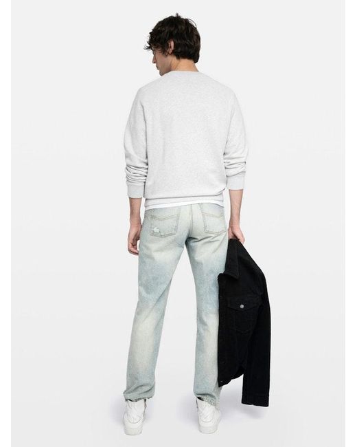 Zadig & Voltaire White Uppy Sweatshirt for men