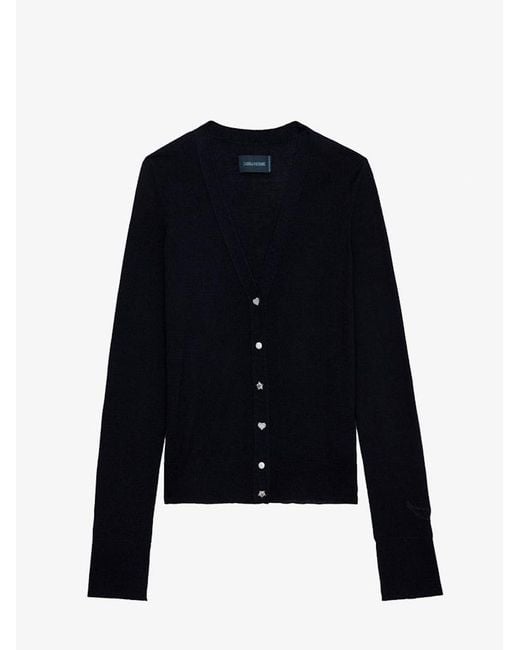 Zadig & Voltaire Blue Jemma Wool Cardigan