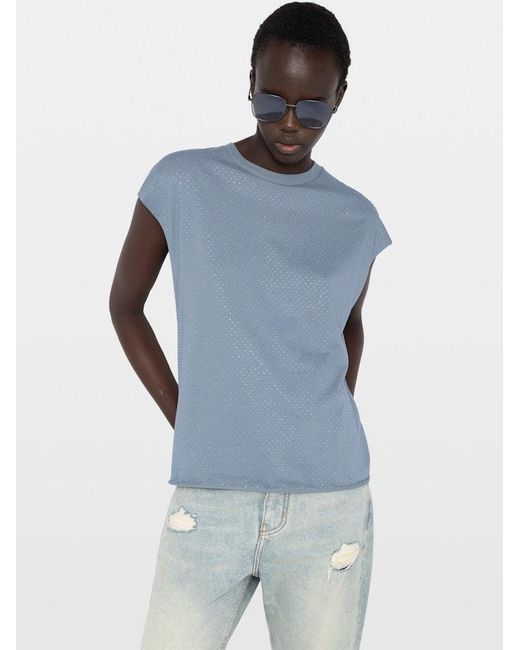 Zadig & Voltaire Blue Cloe Tank Top