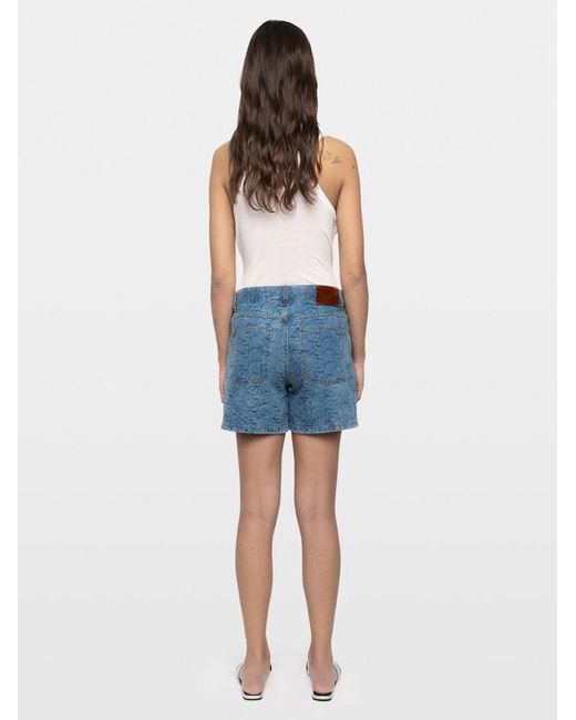 Zadig & Voltaire Blue Sadys Shorts