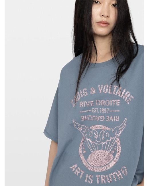 Zadig & Voltaire Blue T-Shirt Berry
