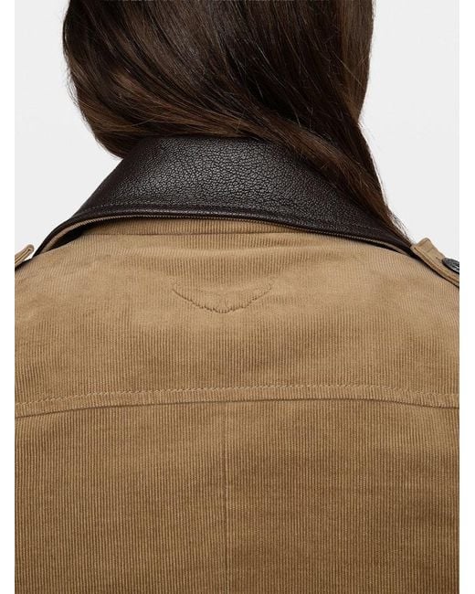 Zadig & Voltaire Brown Veram Jacket