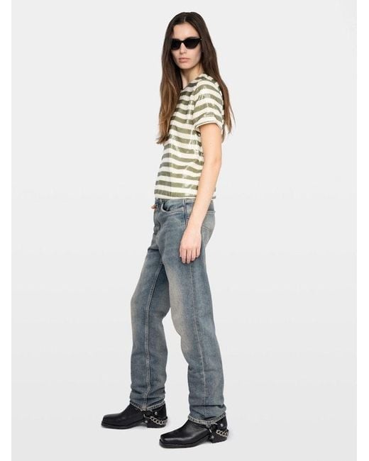 Zadig & Voltaire Blue Tchao Top