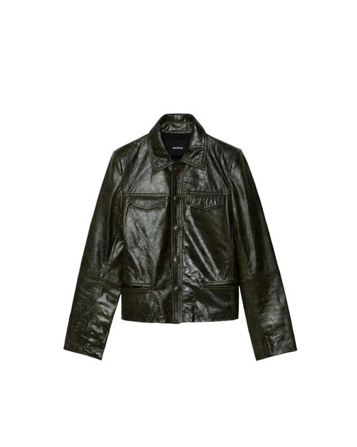 Zadig & Voltaire Multicolor Liam Leather Jacket
