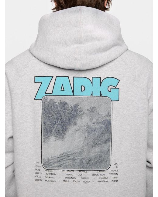 Zadig & Voltaire White Georgio Sweatshirt for men