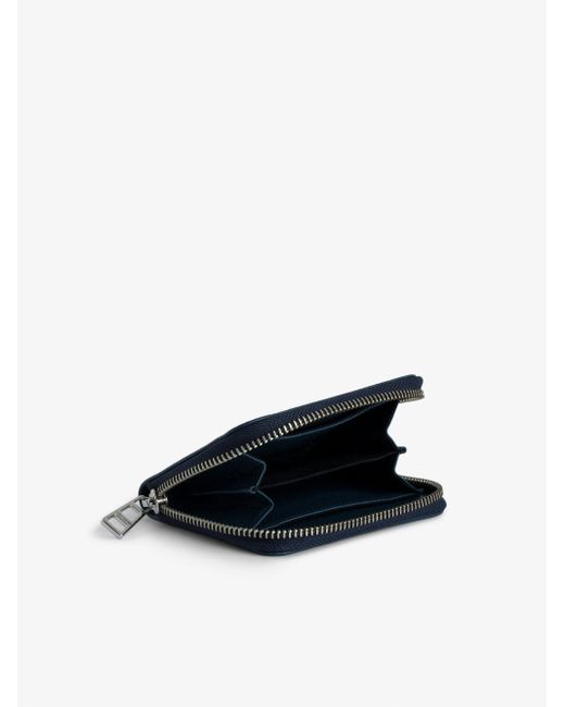 Zadig & Voltaire Blue Mini Zv Coin Purse