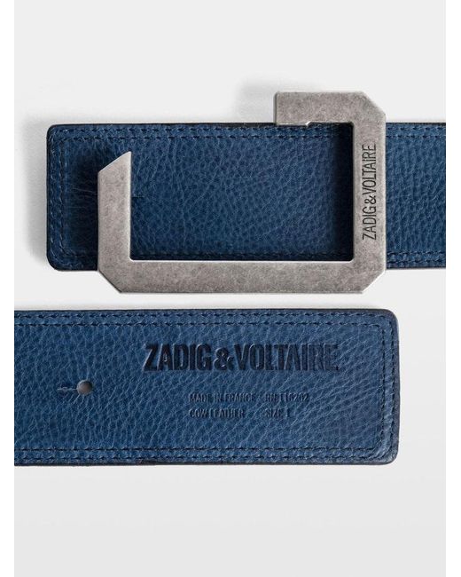 Zadig & Voltaire Multicolor The Reversible Belt Leather for men
