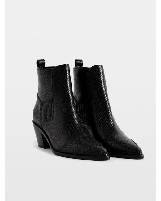 Zadig & Voltaire Black Tyler Soft Wild Ankle Boots