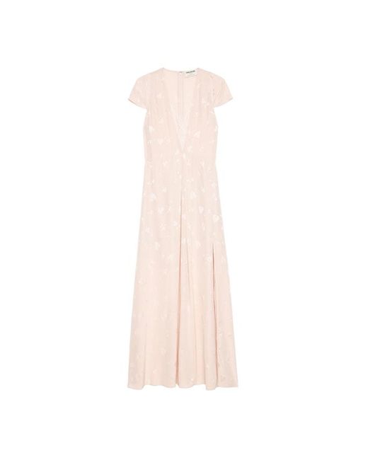 Zadig & Voltaire Pink Ravir Dress 100% Silk