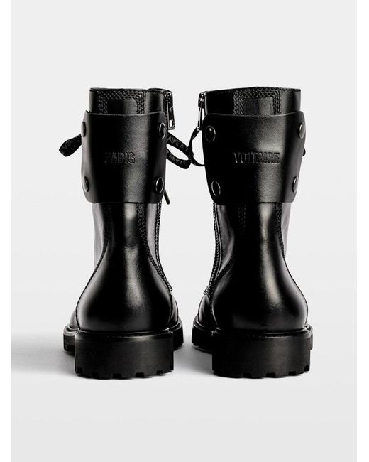 Zadig & Voltaire Black Joe Smooth Boot