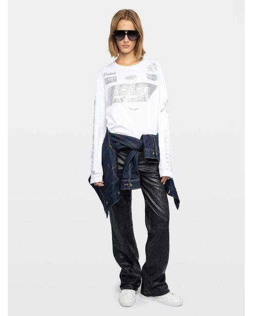 Zadig & Voltaire White Io T-Shirt