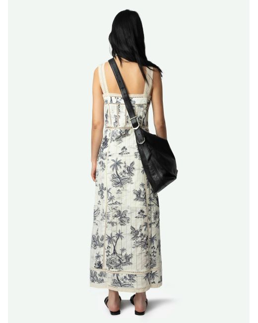 Zadig & Voltaire White Kleid Renaid