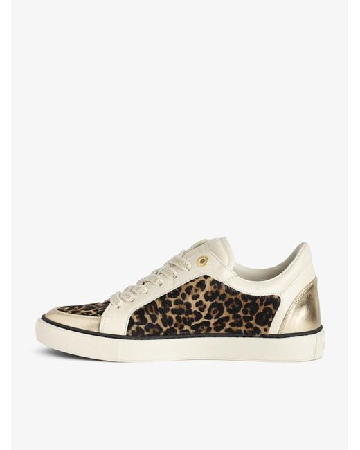 Zadig & Voltaire Brown Low-Top Fly On Trainers