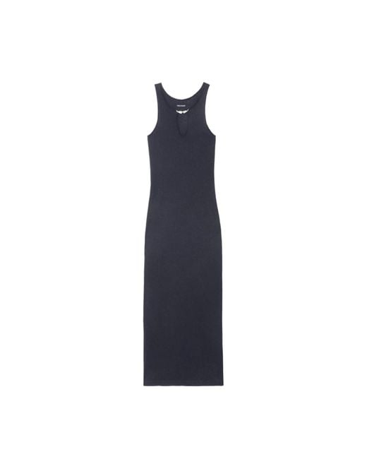 Zadig & Voltaire Blue Dress Tiffania