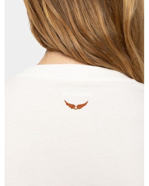 Zadig & Voltaire White Taida T-Shirt