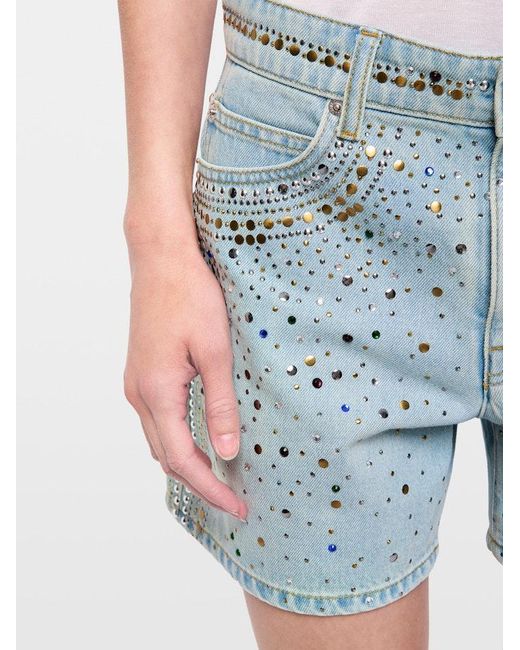 Zadig & Voltaire Blue Sadys Shorts