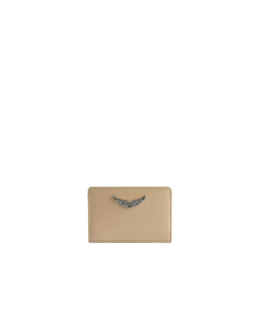 Zadig & Voltaire White Zv Pass Card Holder