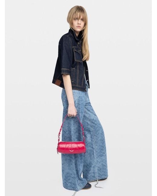 Zadig & Voltaire Pink Le Roudoudou Vintage Patent Bag