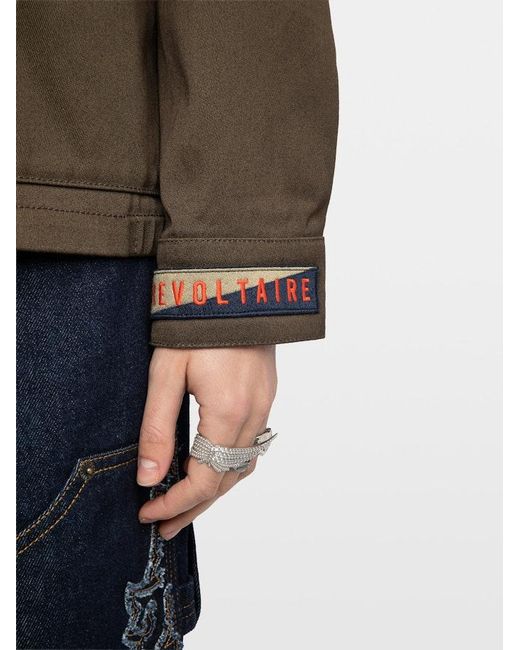 Zadig & Voltaire Green Kid Jacket