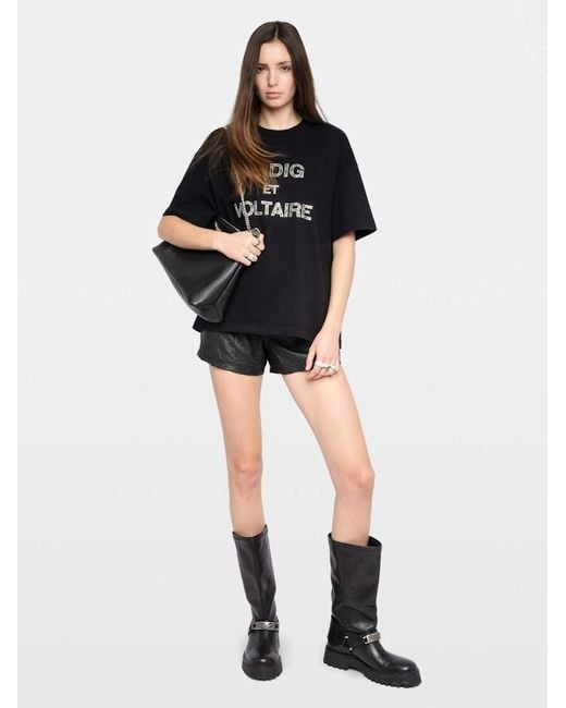 Zadig & Voltaire Black Tedda T-Shirt